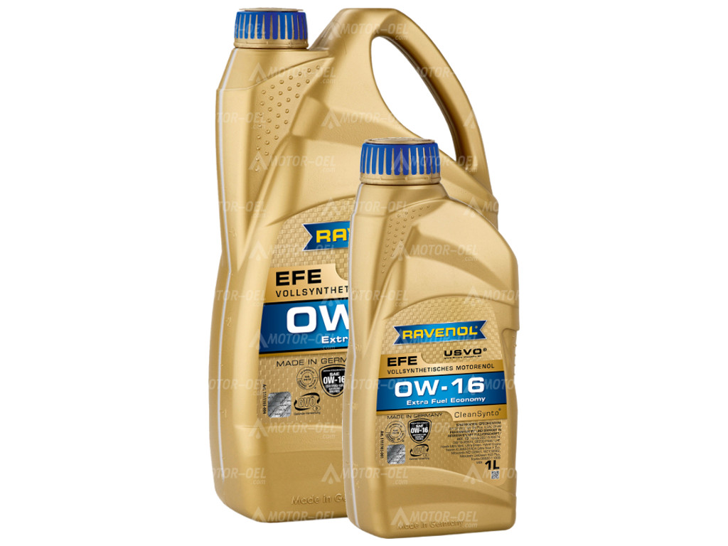 RAVENOL EFE Extra Fuel Economy SAE 0W-16 5 Liter (4L+1L) 1111103