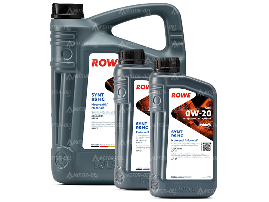 ROWE HIGHTEC SYNT RS HC SAE 0W-20, 7 Liter (5L+2L), 20134