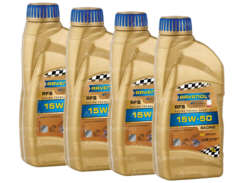 RAVENOL RFS Racing Formel Sport 15W-50 4 (4x1) Ltr.