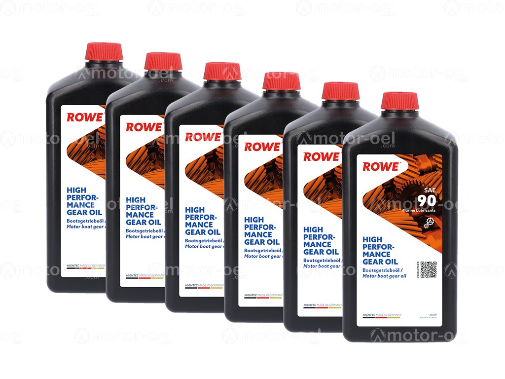 ROWE HIGHTEC HIGH PERFORMANCE GEAR OIL SAE 90, 6 Liter (6x1L), 25039