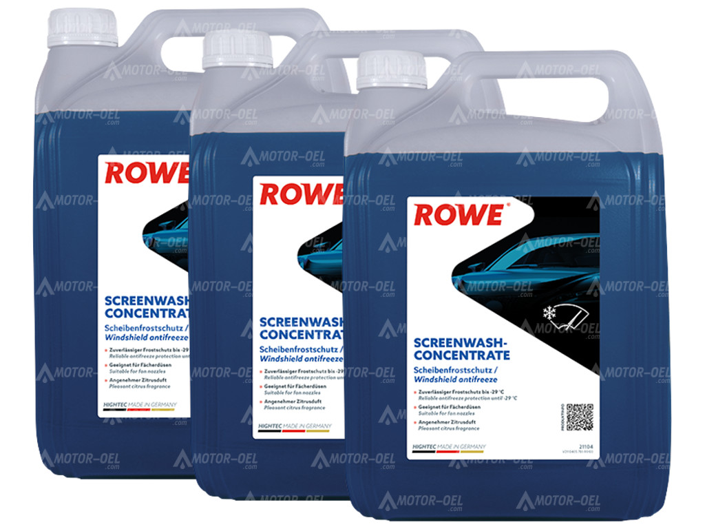 ROWE HIGHTEC SCREENWASH-CONCENTRATE, 15 Liter (3x5L), 21104