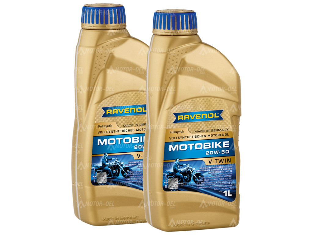 RAVENOL Motobike V-Twin SAE 20W-50 Fullsynth 2 (2x1) Ltr.
