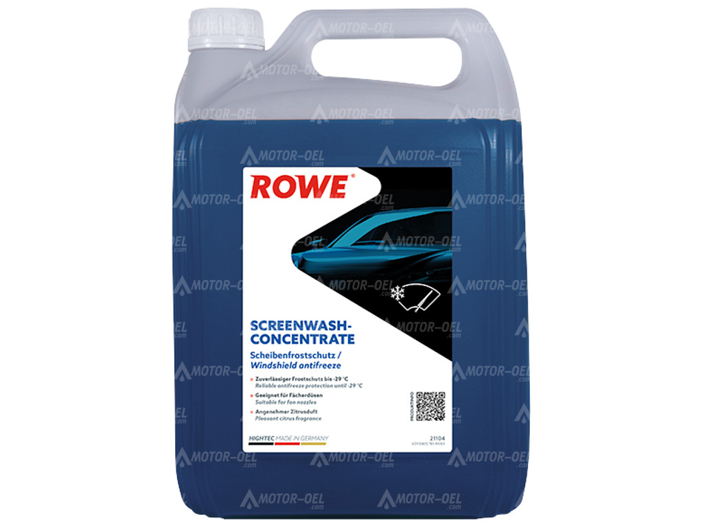 ROWE HIGHTEC SCREENWASH-CONCENTRATE, 5 Liter, 21104