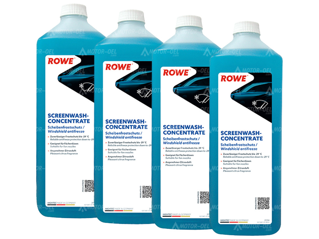 ROWE HIGHTEC SCREENWASH-CONCENTRATE, 4 Liter (4x1L), 21104