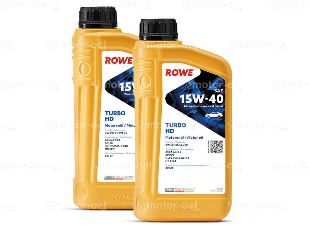 ROWE HIGHTEC TURBO HD SAE 15W-40, 2 Liter (2x1L), 20007