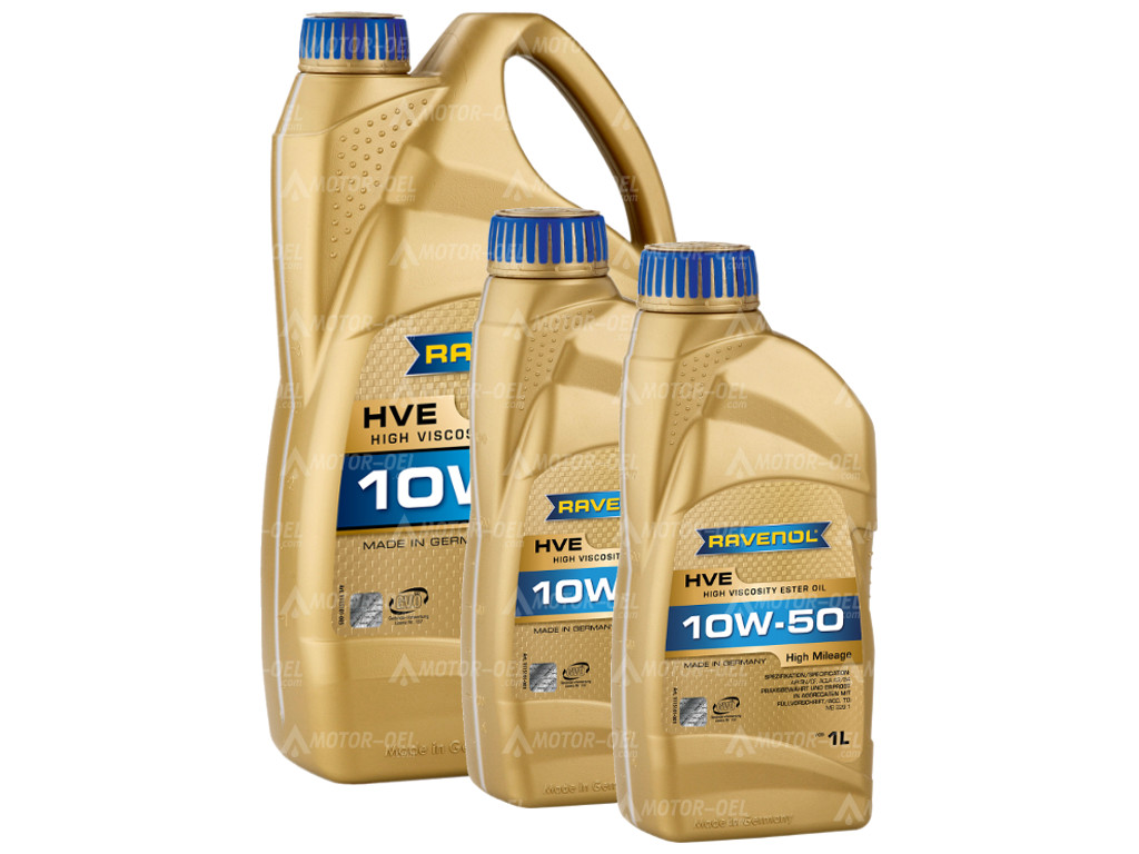 RAVENOL HVE High Viscosity Ester Oil SAE 10W-50 7 (5+2) Ltr.