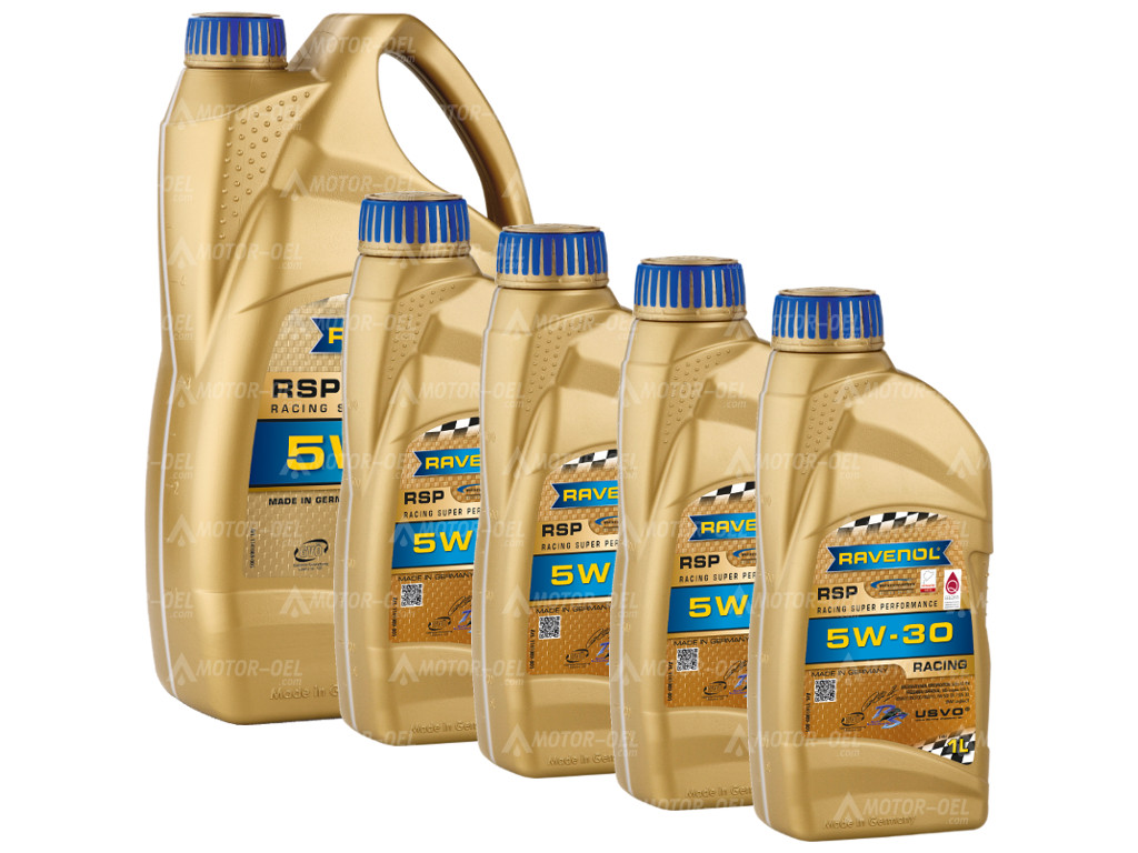 RAVENOL RSP Racing Super Performance SAE 5W-30, 9 Liter (5L+4L), 1141089 