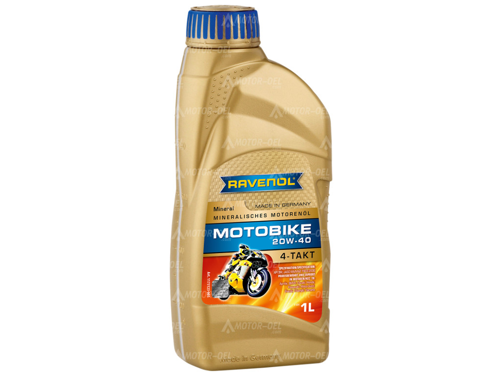 RAVENOL Motobike 4-T Mineral SAE 20W-40 1 Ltr. RAVENOL Motobike 4-T Mineral SAE 20W-40 1 Ltr.