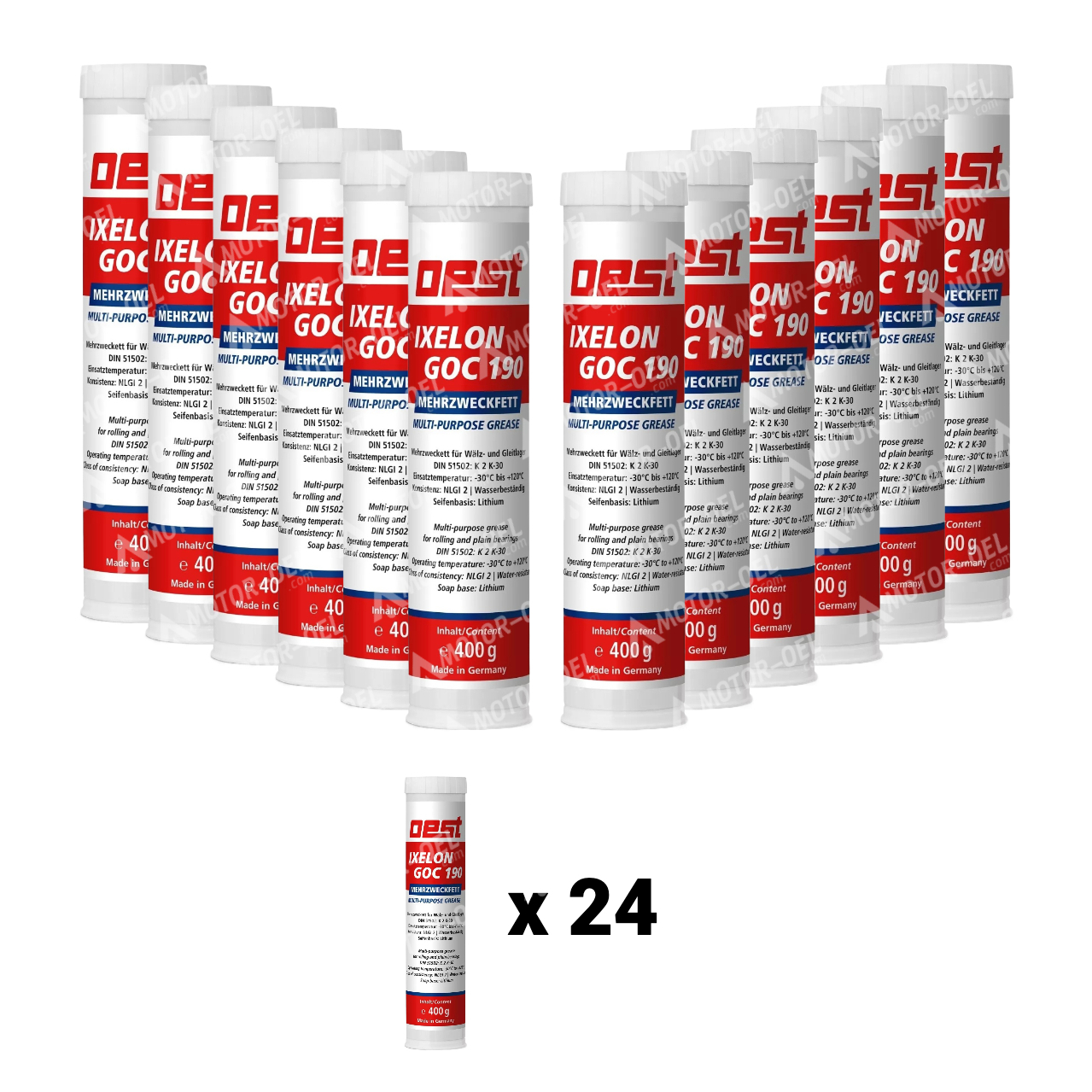 OEST Ixelon GOC 190, 9,6 kg. (24 x 400g), 42903 OEST Ixelon GOC 190, 9,6 kg. (24 x 400g), 42903