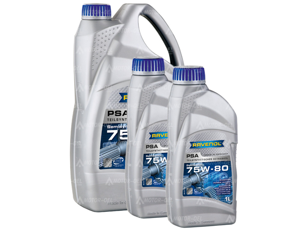 RAVENOL GETRIEBEÖL PSA SAE 75W-80, 6 (4+2) Ltr.