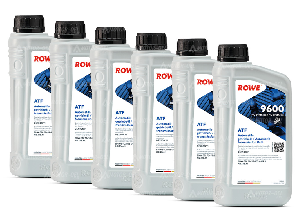 ROWE HIGHTEC ATF 9600, 6 Liter (6x1L), 25036 ROWE HIGHTEC ATF 9600, 6 Liter (6x1L), 25036
