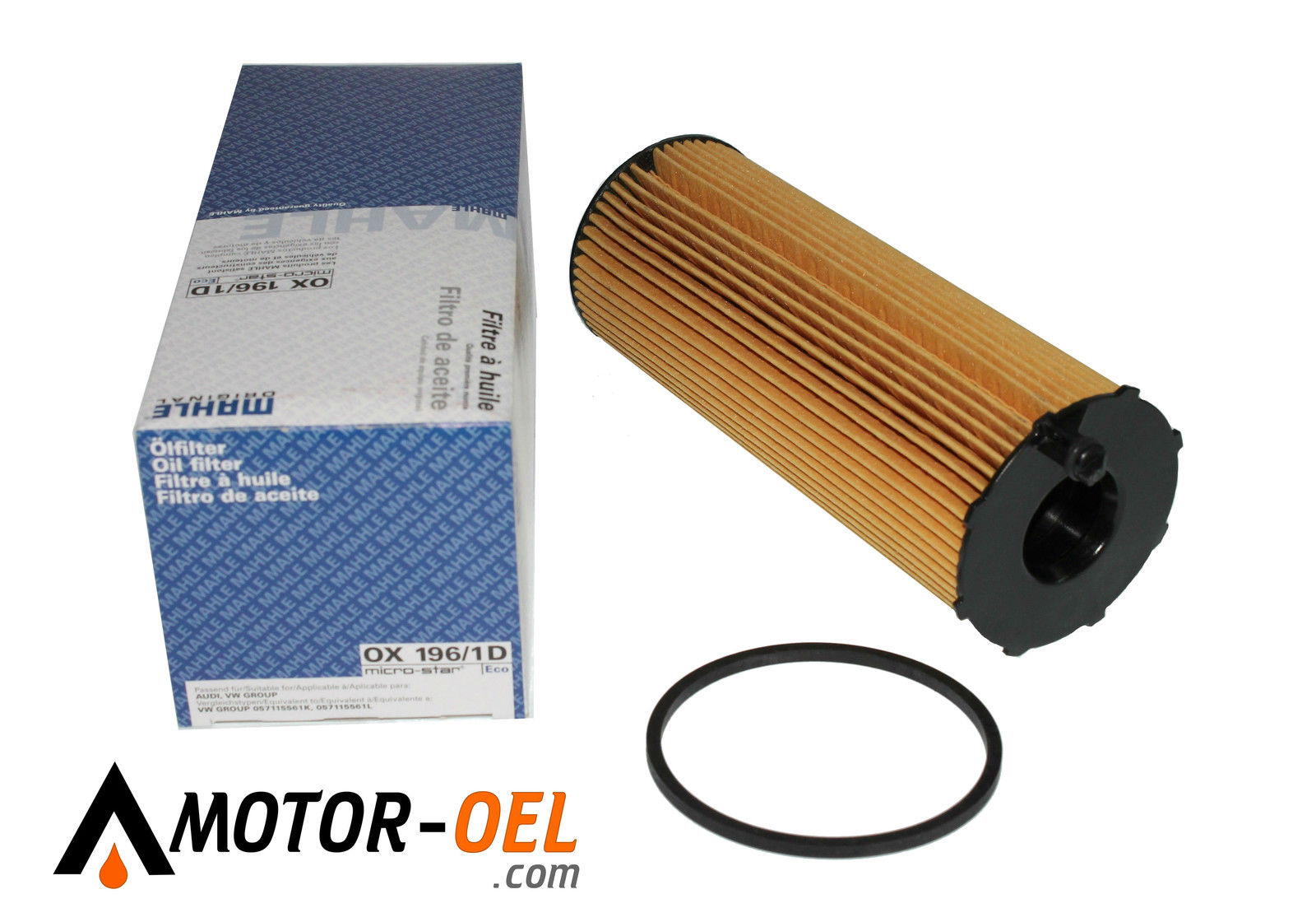 MAHLE Ölfilter OX 196/1D MAHLE Ölfilter OX 196/1D