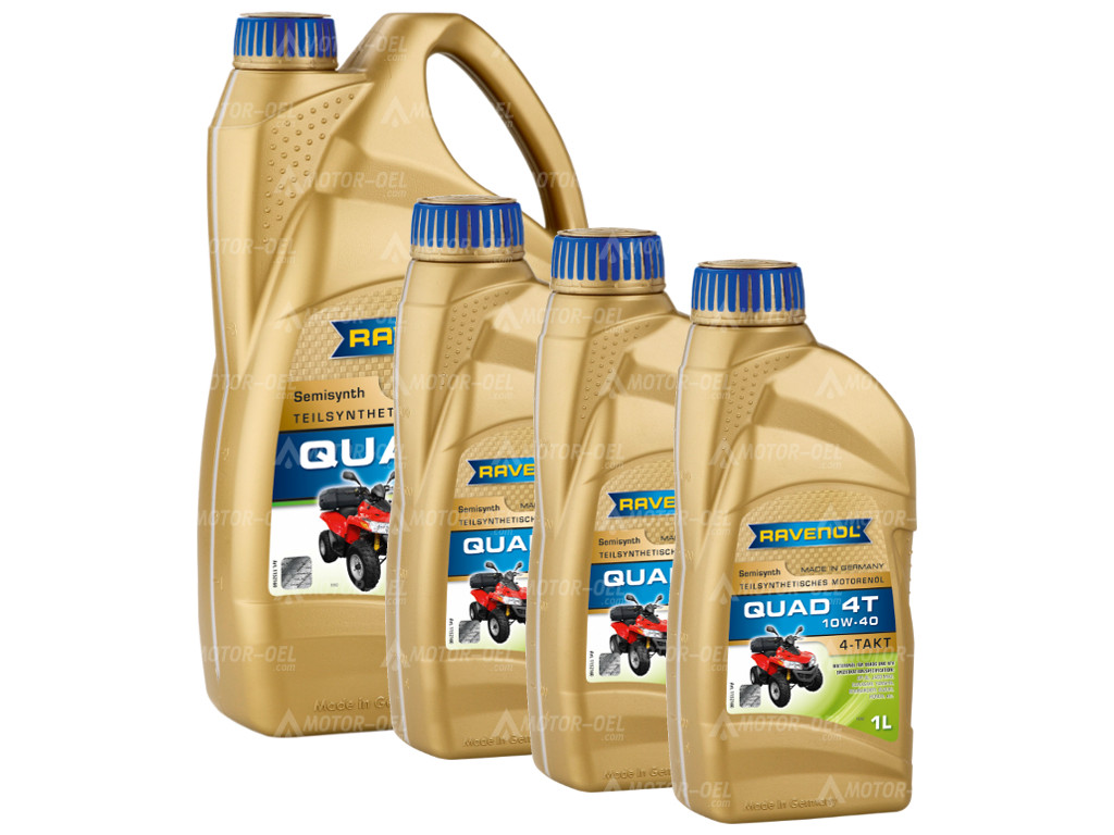 RAVENOL QUAD 4T SAE 10W-40, 7 Liter (4L+3L), 1152160