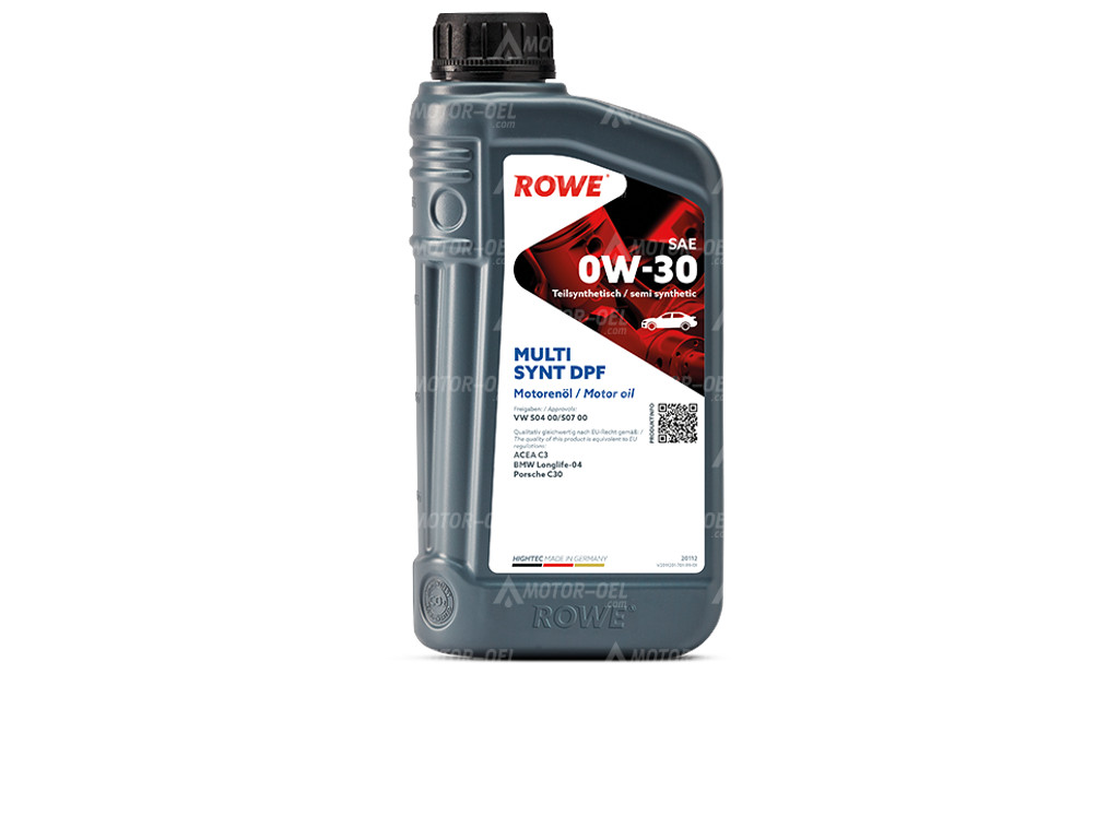 ROWE HIGHTEC MULTI SYNT DPF SAE 0W-30, 9 Liter (5L+4L), 20112