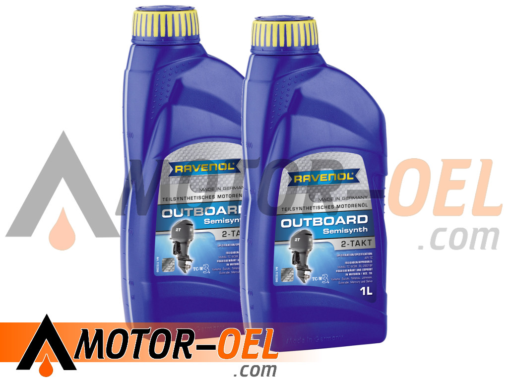 RAVENOL Outboardoel 2T Teilsynth., 2 Liter (2x1L), 1152200 RAVENOL Outboardoel 2T Teilsynth., 2 Liter (2x1L), 1152200
