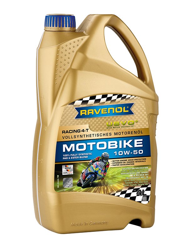 RAVENOL Racing 4-T Motobike SAE 10W-50 4 Liter, 1171107