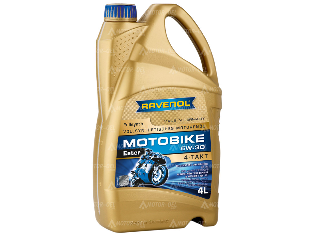 RAVENOL Motobike 4-T Ester SAE 5W-30 4 Ltr.