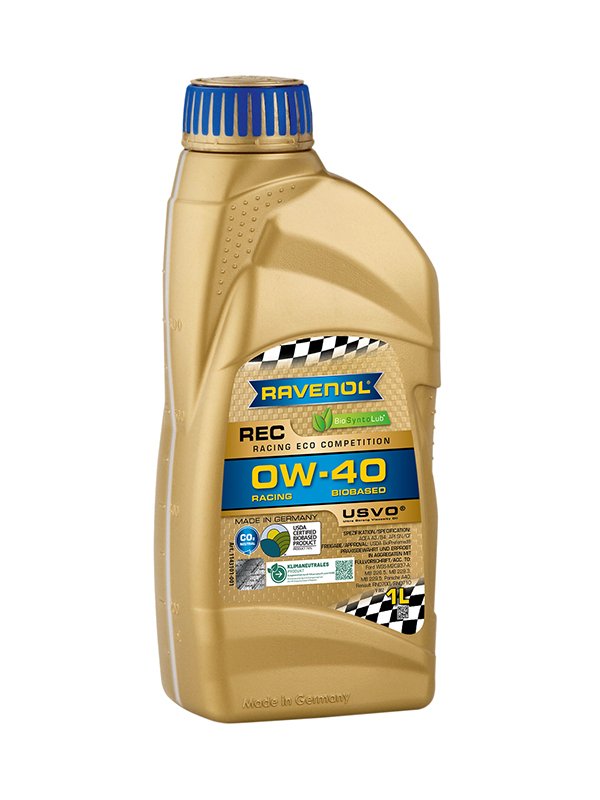 RAVENOL Racing Eco Competition REC SAE 0W-40 1 Liter, 1143101