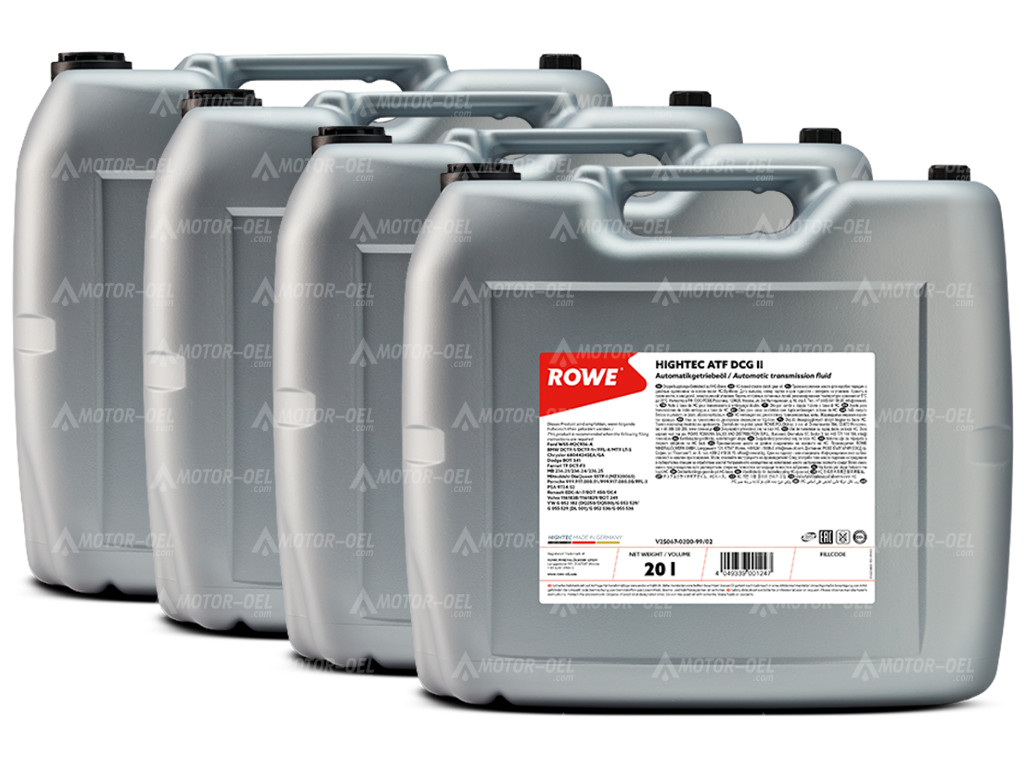 ROWE HIGHTEC ATF DCG II, 80 Liter (4x20L), 25067 ROWE HIGHTEC ATF DCG II, 80 Liter (4x20L), 25067