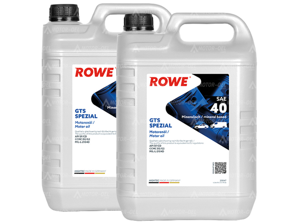 ROWE HIGHTEC GTS SPEZIAL SAE 40, 10 Liter (2x5L), 20047