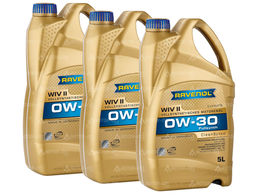 RAVENOL WIV II SAE 0W-30 15 Liter (3x5L) 1111101