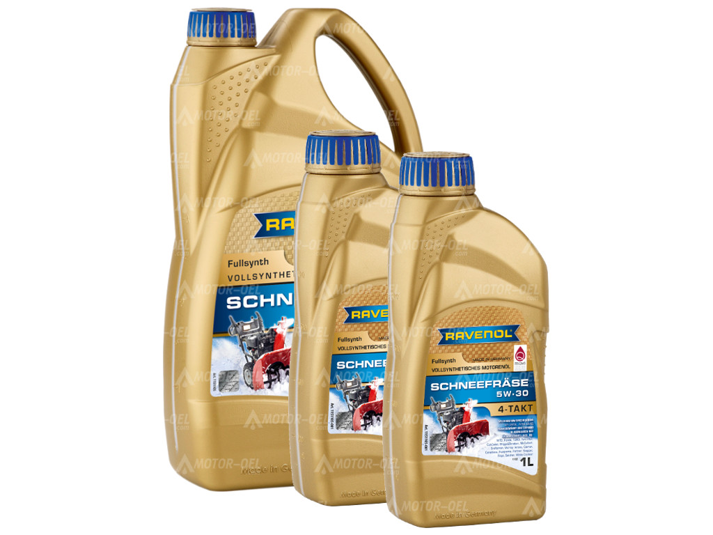 RAVENOL Schneefräse 4-Takt 5W-30 Vollsynth. 6 Liter (4L+2L), 1151105