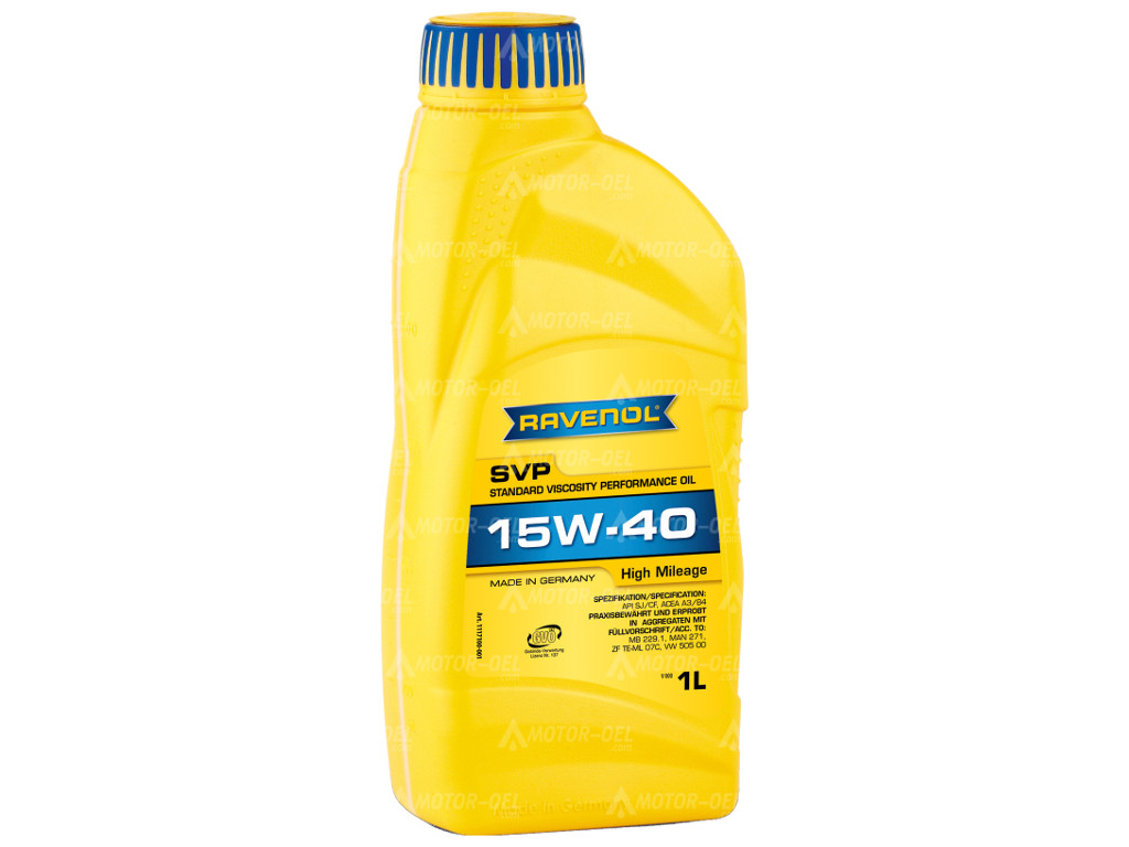 RAVENOL SVP Standard Viscosity Performance Oil SAE 15W-40 1 Ltr.