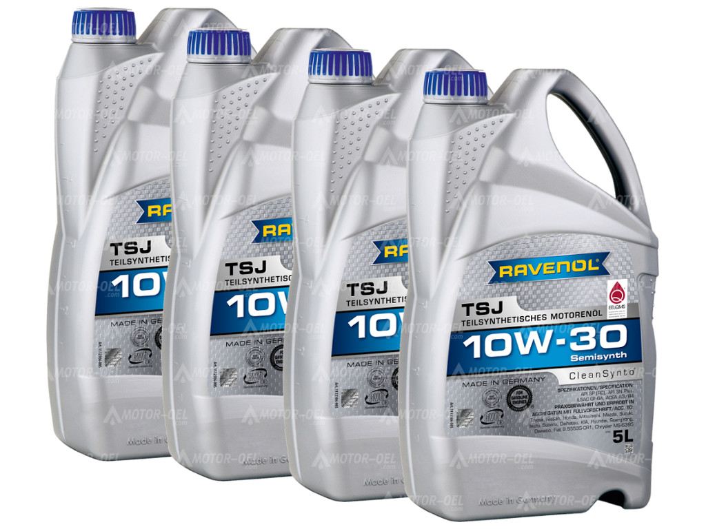 RAVENOL TSJ SAE 10W-30 20 (4x5) Ltr. RAVENOL TSJ SAE 10W-30 20 (4x5) Ltr.