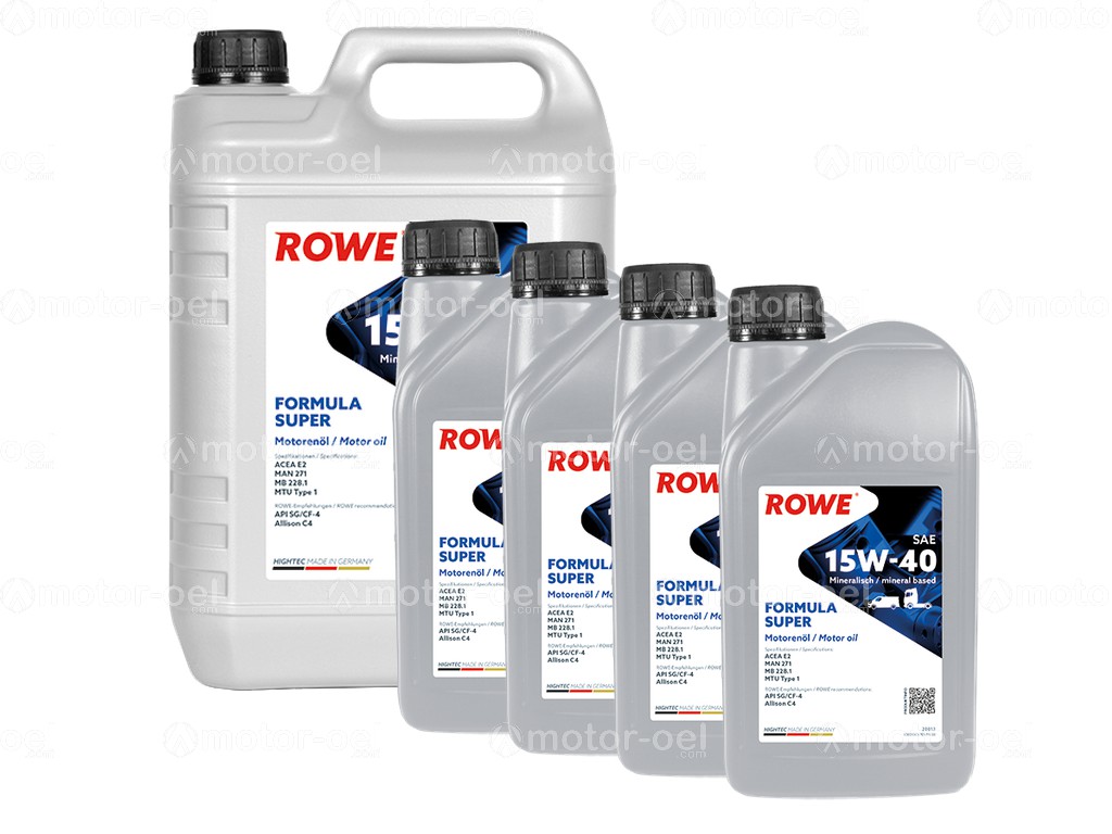 ROWE HIGHTEC FORMULA SUPER SAE 15W-40, 9 Liter (5L+4L), 20013