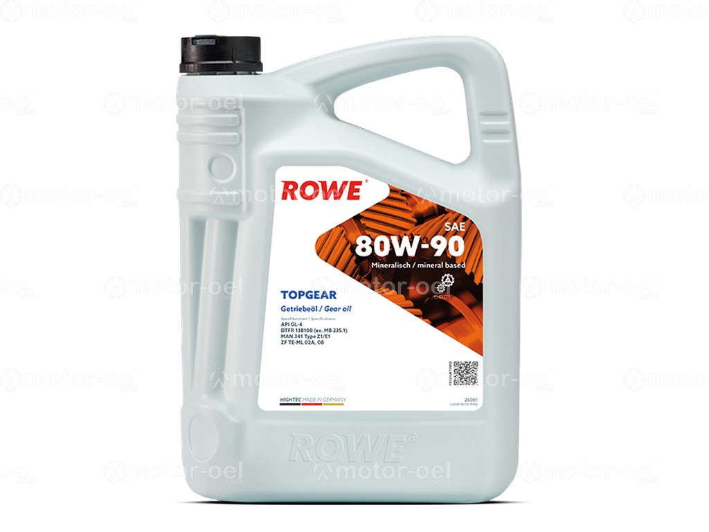 ROWE HIGHTEC TOPGEAR SAE 80W-90, 5 Liter, 25001