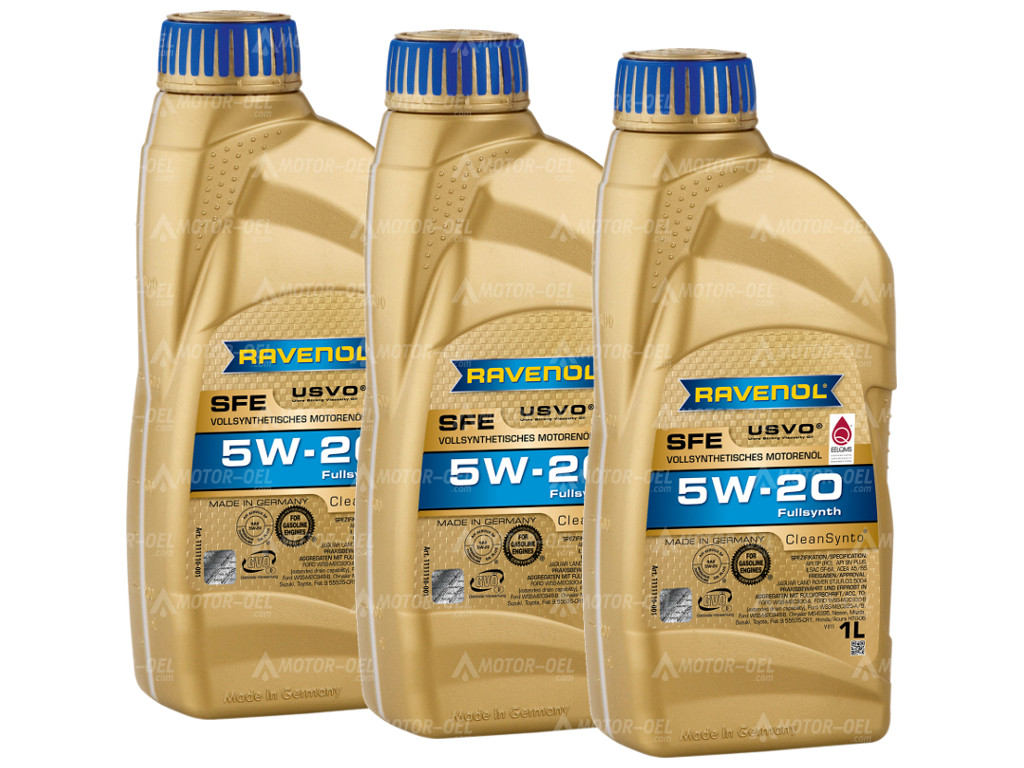 RAVENOL Super Fuel Economy SFE SAE 5W-20 3 Ltr. (3x1)