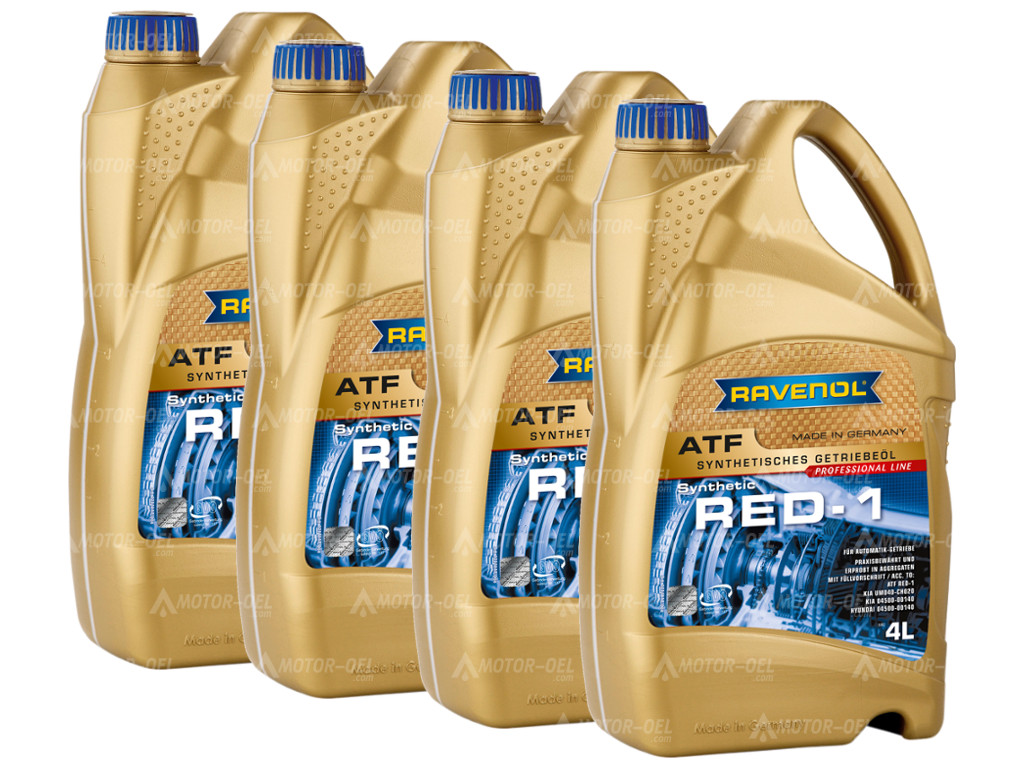 RAVENOL ATF RED-1  16 (4x4) Ltr. RAVENOL ATF RED-1  16 (4x4) Ltr.