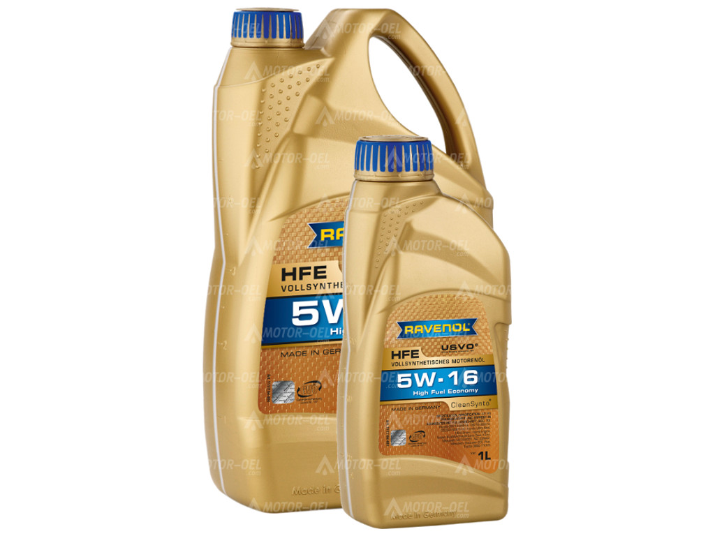 RAVENOL High Fuel Economy HFE SAE 5W-16, 5 Liter (4L+1L), 1111104