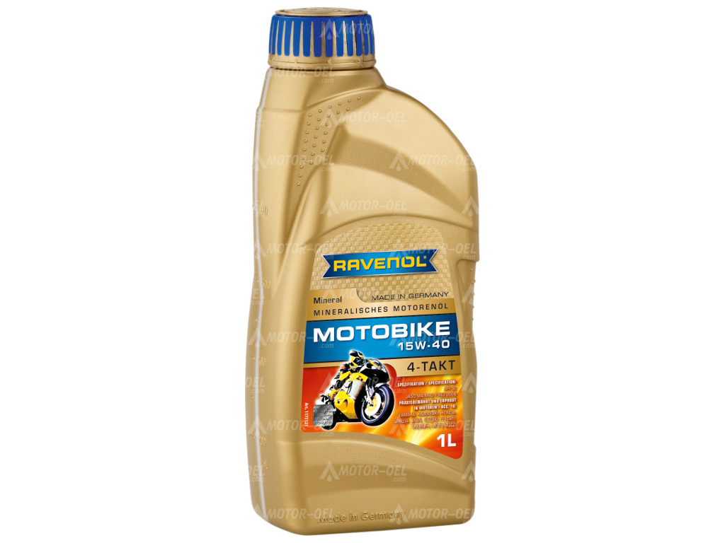 RAVENOL Motobike 4-T Mineral SAE 15W-40 1 Liter 1173121 RAVENOL Motobike 4-T Mineral SAE 15W-40 1 Liter 1173121