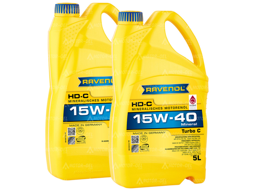 RAVENOL Turbo-C HD-C SAE 15W-40 10 (2x5) Ltr.