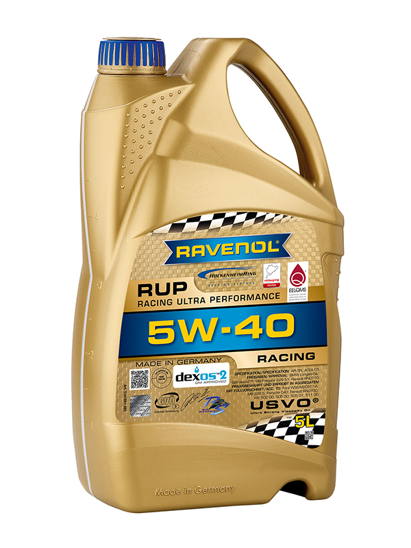 RAVENOL RUP Racing Ultra Performance SAE 5W-40, 5 Liter, 1141091 RAVENOL RUP Racing Ultra Performance SAE 5W-40, 9 Liter (5L+4L), 1141091