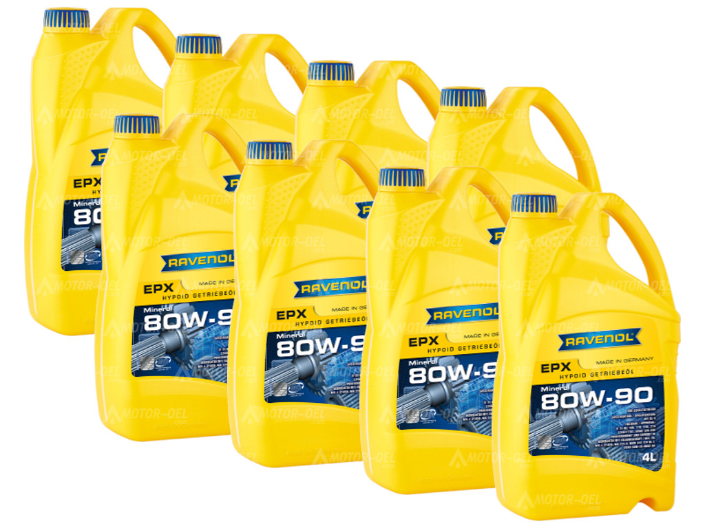RAVENOL Getriebeoel EPX SAE 80W-90 GL 5 32 (8x4) Ltr.