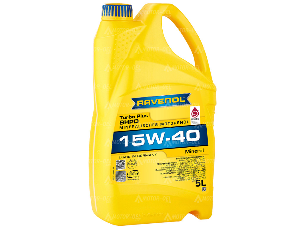 RAVENOL Turbo-Plus SHPD SAE 15W-40  5 Ltr.