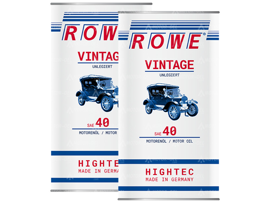 ROWE HIGHTEC VINTAGE SAE 40 UNLEGIERT, 10 Liter (2x5L), 20225