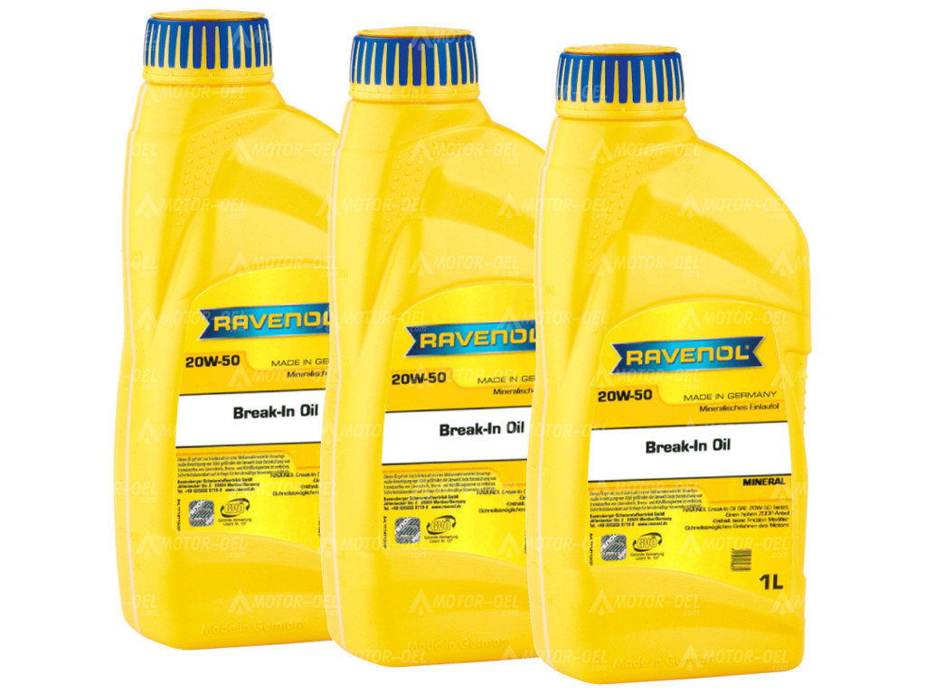 RAVENOL Break-In Oil SAE 20W-50  Einlauföl 3 (3x1) Ltr. 