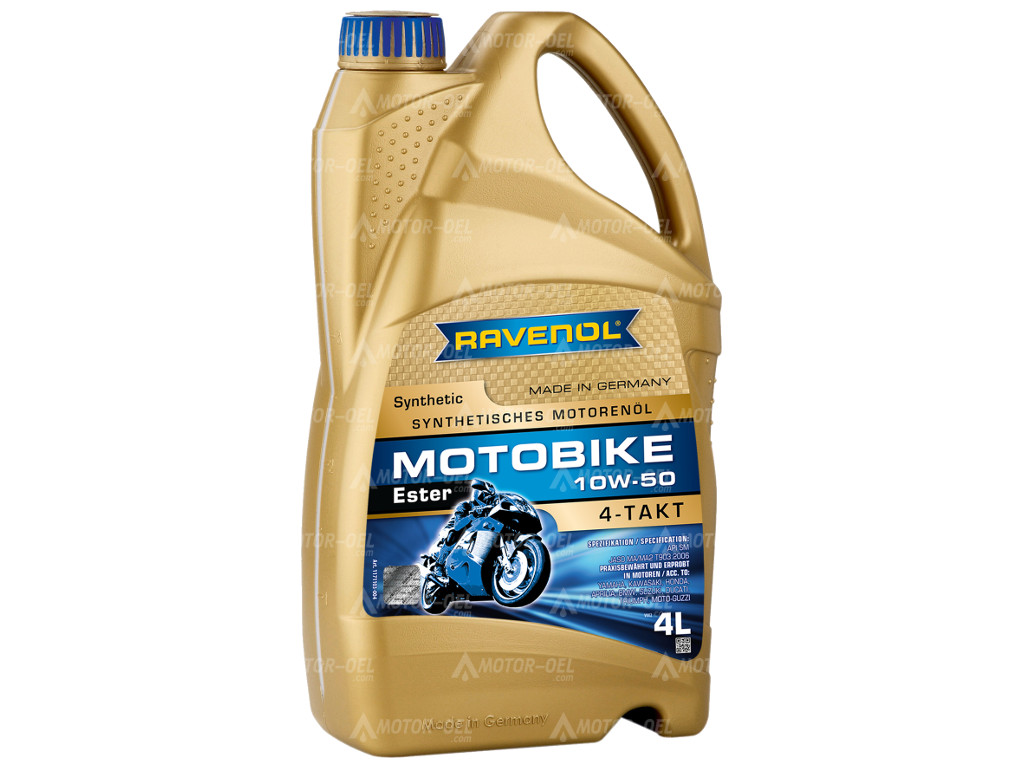 RAVENOL Motobike 4-T Ester SAE 10W-50 4 Ltr.