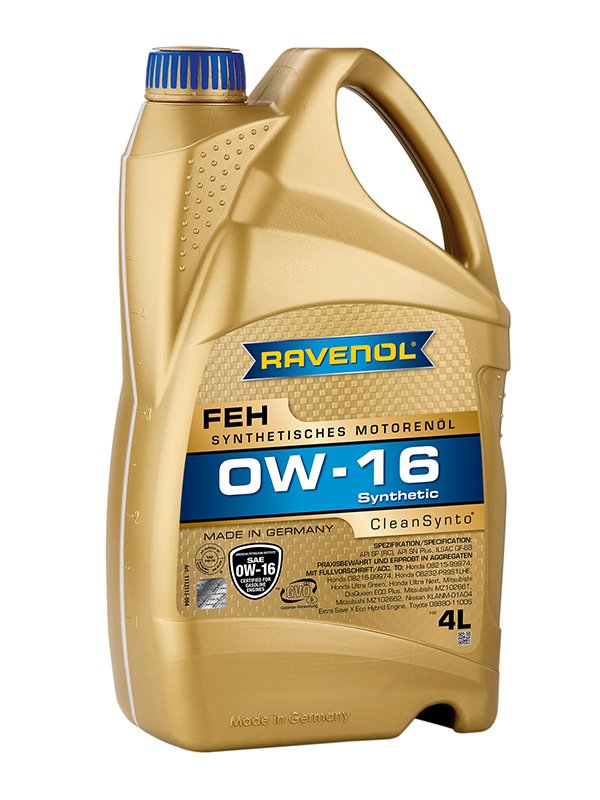 4 Liter RAVENOL FEH SAE 0W-16 Motoröl, 1112115 4 Liter RAVENOL FEH SAE 0W-16 Motoröl, 1112115