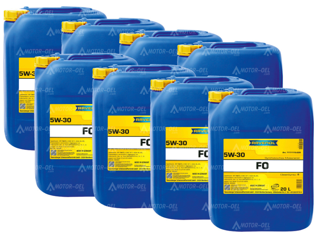 RAVENOL FO SAE 5W-30, 160 Liter (8x20L), 1111115