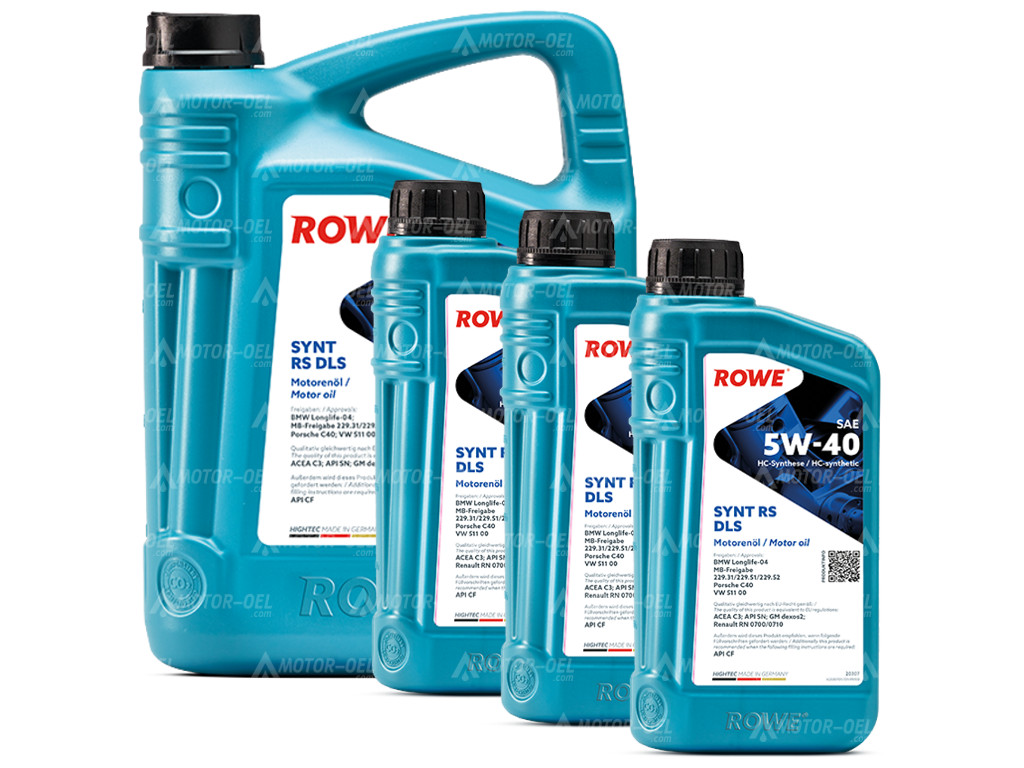 ROWE HIGHTEC SYNT RS DLS SAE 5W-40, 8 Liter (5L+3L), 20307