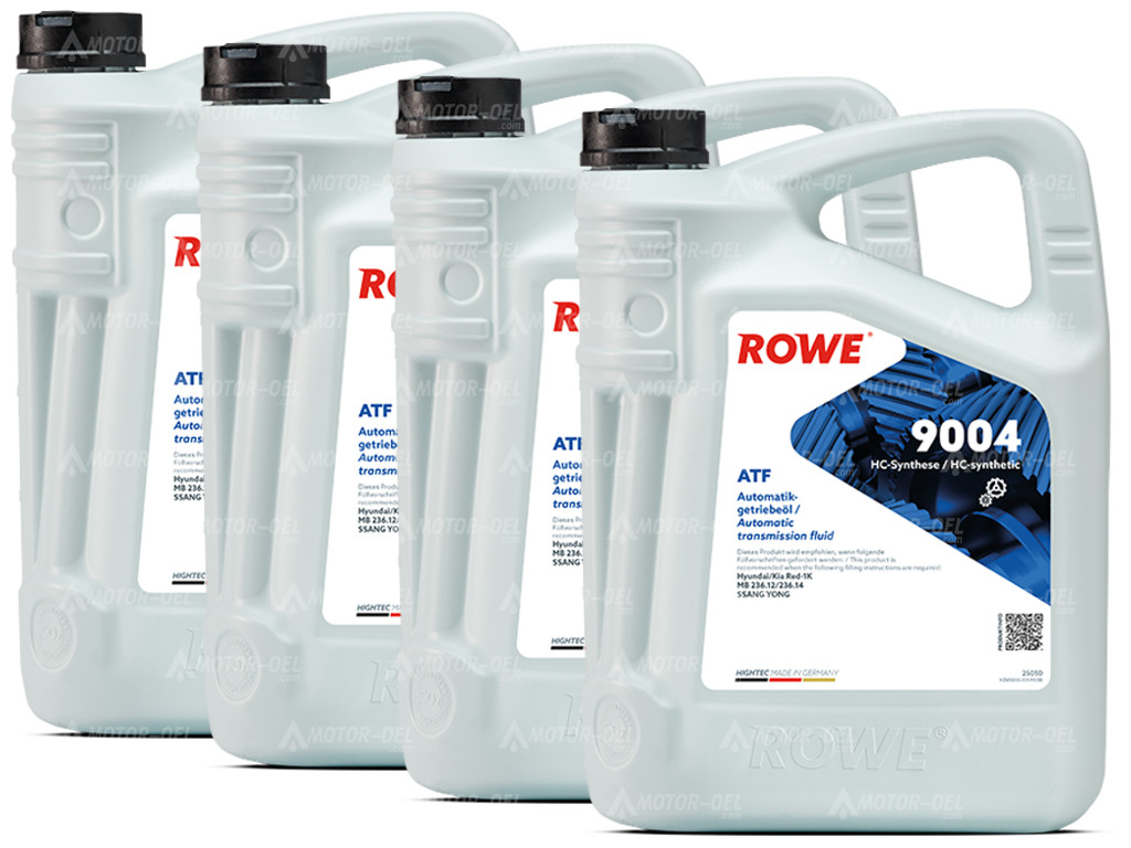 ROWE HIGHTEC ATF 9004, 20 Liter (4x5L), 25050 ROWE HIGHTEC ATF 9004, 20 Liter (4x5L), 25050