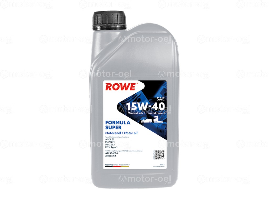 ROWE HIGHTEC FORMULA SUPER SAE 15W-40, 1 Liter, 20013