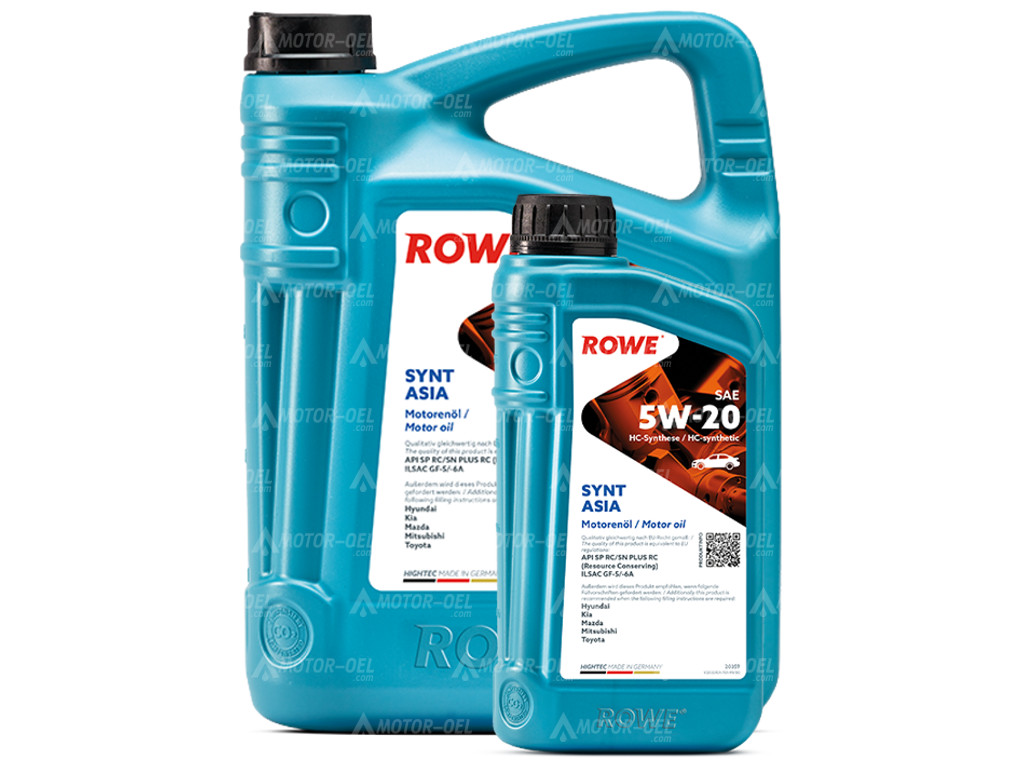 ROWE HIGHTEC SYNT ASIA SAE 5W-30, 6 Liter (5L+1L), 20359