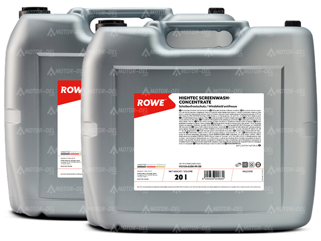 ROWE HIGHTEC SCREENWASH-CONCENTRATE, 40 Liter (2x20L), 21104