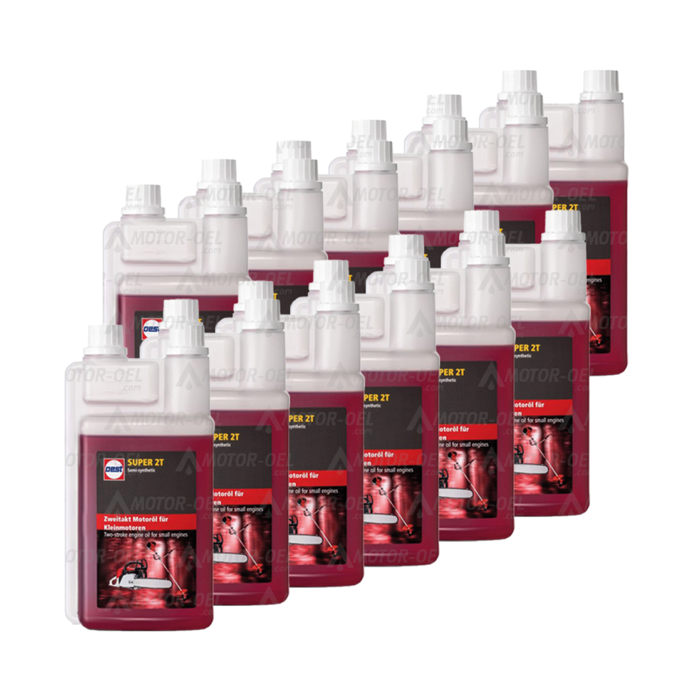 OEST SUPER 2 T, 1:50, 12 Liter (12x1L) Doppelhalsflasche 32562