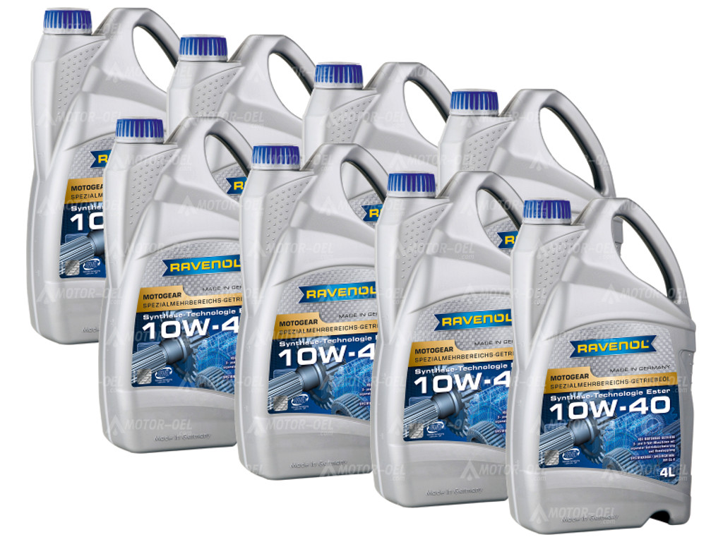 RAVENOL Motogear SAE 10W-40 GL-4  32 (8x4) Ltr.